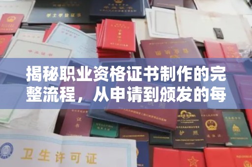 蓝山揭秘职业资格证书制作的完整流程，从申请到颁发的每一步