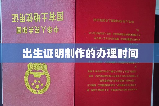 蓝山出生证明制作的办理时间