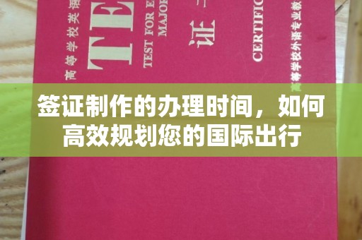 蓝山签证制作的办理时间，如何高效规划您的国际出行