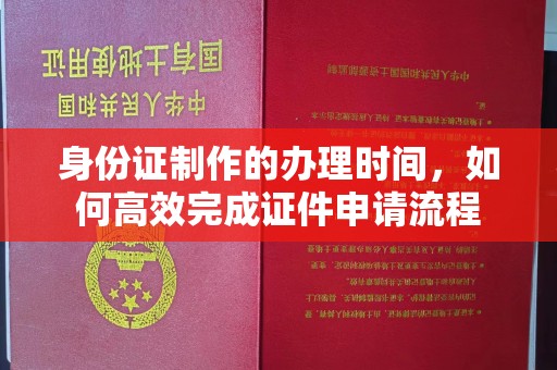 蓝山身份证制作的办理时间，如何高效完成证件申请流程