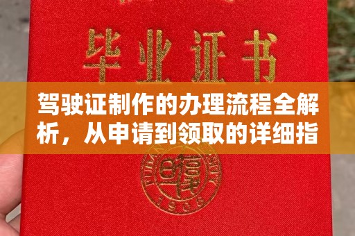 蓝山驾驶证制作的办理流程全解析，从申请到领取的详细指南