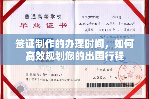蓝山签证制作的办理时间，如何高效规划您的出国行程