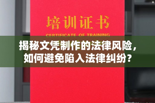 蓝山揭秘文凭制作的法律风险，如何避免陷入法律纠纷？