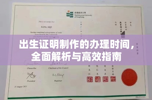 蓝山出生证明制作的办理时间，全面解析与高效指南