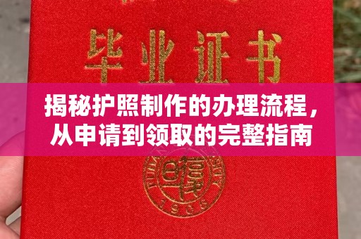 蓝山揭秘护照制作的办理流程，从申请到领取的完整指南