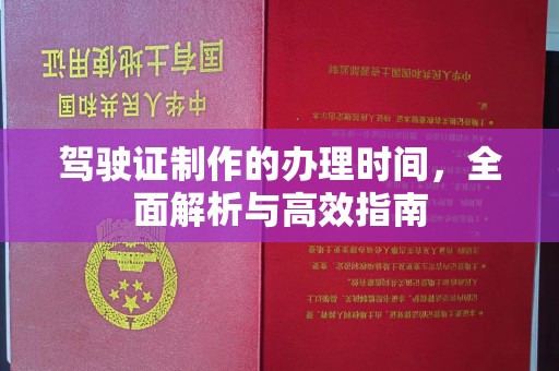 蓝山驾驶证制作的办理时间，全面解析与高效指南