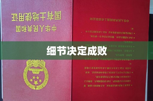 蓝山细节决定成败